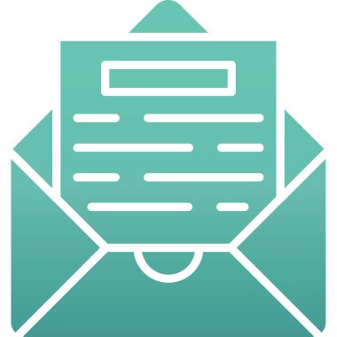 E- posta simgesi vektör illüstrasyonu