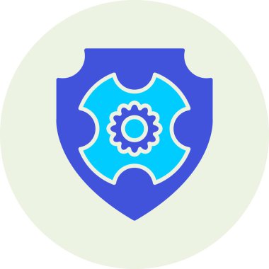 güvenlik simgesi vektör illüstrasyonu