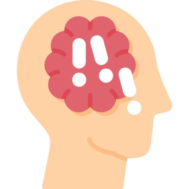 beyin organı sağlık simgesi