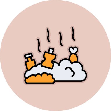 Yağmur rengi simgesi olan bulut, vektör işareti çizimi