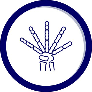 Modern bir simgenin vektör illüstrasyonu