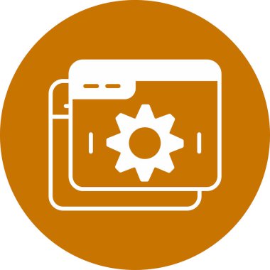 seo modern simgesinin vektör illüstrasyonu