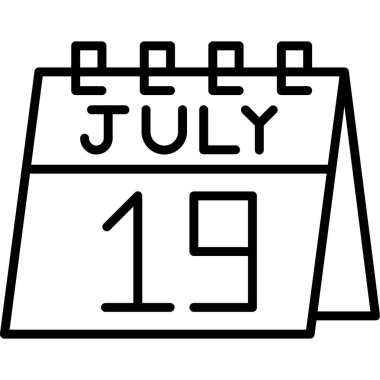 Takvim simgesi. vektör tasarımı