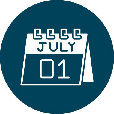 Takvim simgesinin vektör illüstrasyonu