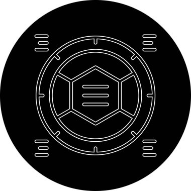 Hedef simgenin vektör illüstrasyonu