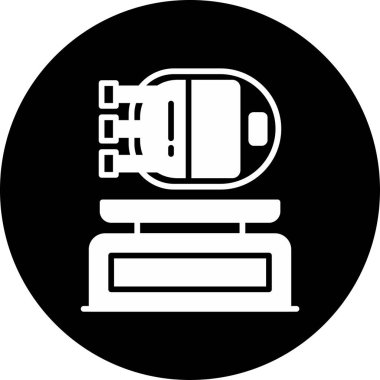 Modern bir simgenin vektör illüstrasyonu