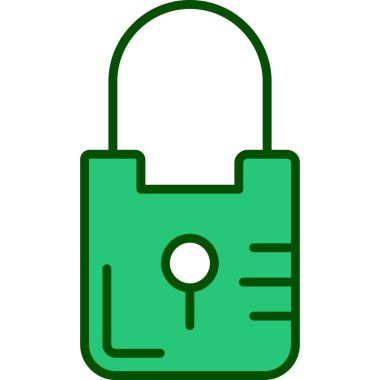 ikon vektör illüstrasyonunu kilitle