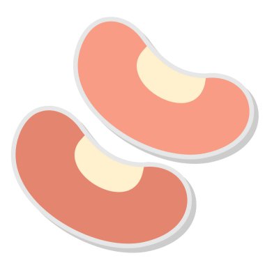 Yemek. Web simgesi basit illüstrasyon