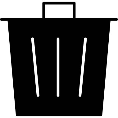 Sepet alışverişi ekommerce simgesi katı stil