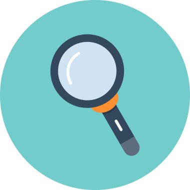 arama web simgesi, vektör illüstrasyonu