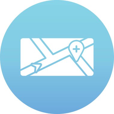 düzlem simgesinin vektör illüstrasyonu