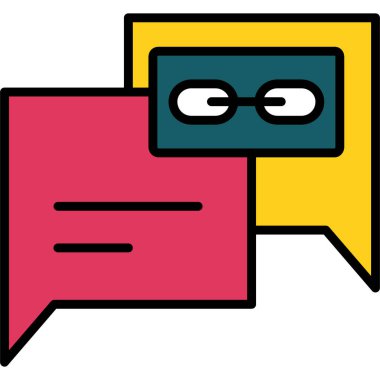 Sohbet iletisi sohbet simgesi - özet biçimi