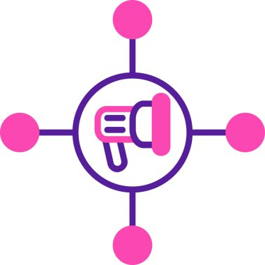 Modern bir simgenin vektör illüstrasyonu