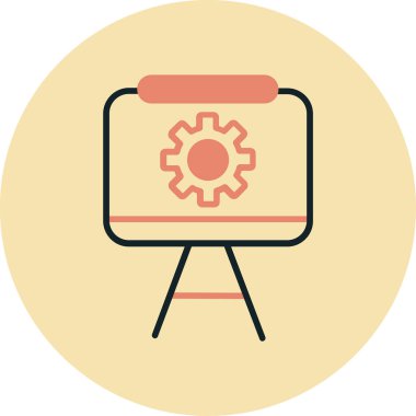 iş simgesi vektör illüstrasyonu