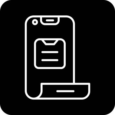 Telefon simgesi vektör illüstrasyonu