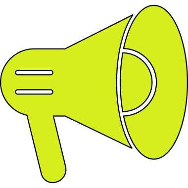 hoparlör vektör illüstrasyonu, ses dalgası