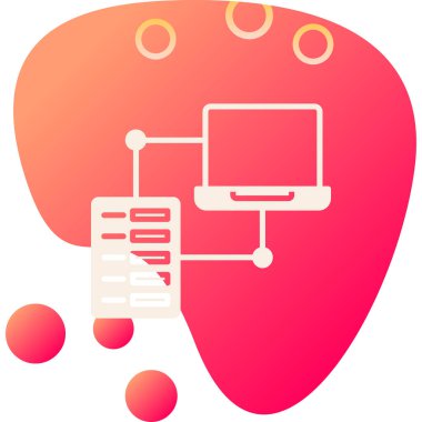 beyin ikonu vektör illüstrasyonu