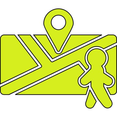 Bir dünya haritasının vektör illüstrasyonu