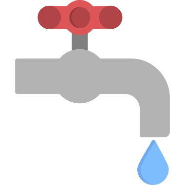 su musluğu vektör simgesi