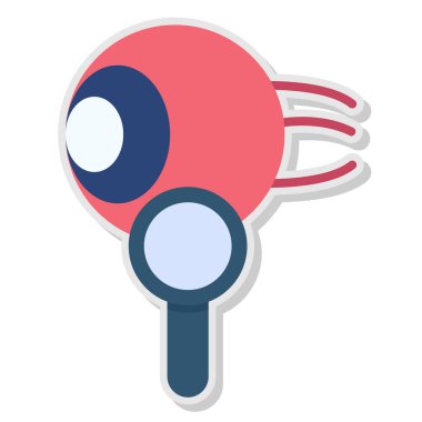 Göz simgesi vektör illüstrasyonu