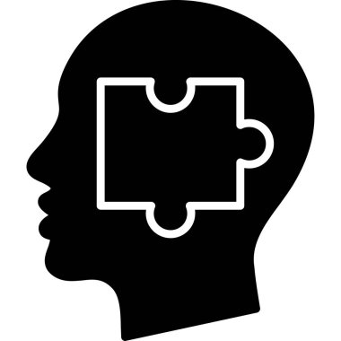 İnsan beyni zihin simgesi.