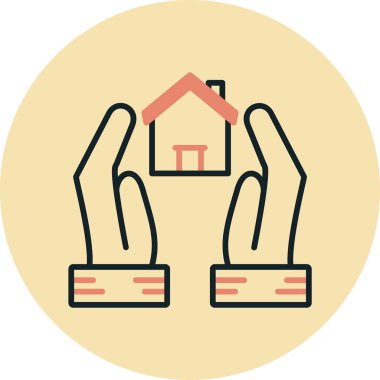 ev simgesi modern vektör illüstrasyonu