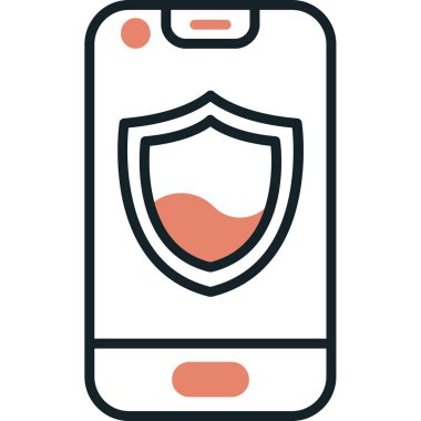 cep telefonu ikonu vektör illüstrasyonu