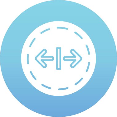 vektör okları daire simgesi