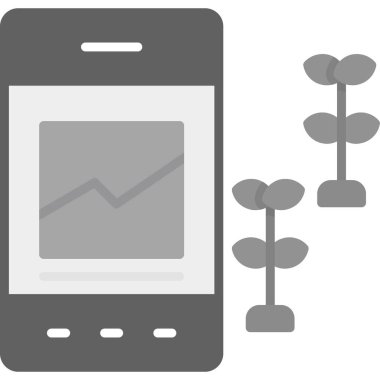 hareket eden telefon ile çiçek