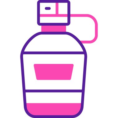 Sprey simgesi, vektör illüstrasyonu basit tasarım