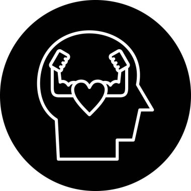 Bir aşk simgesinin vektör illüstrasyonu