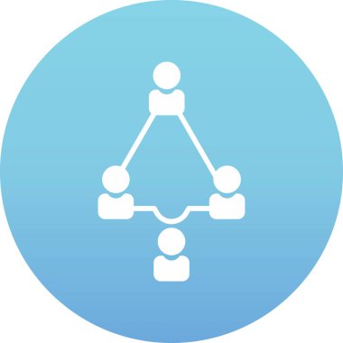 Ağ Vektörü Kabartma Simgesi Tasarımı