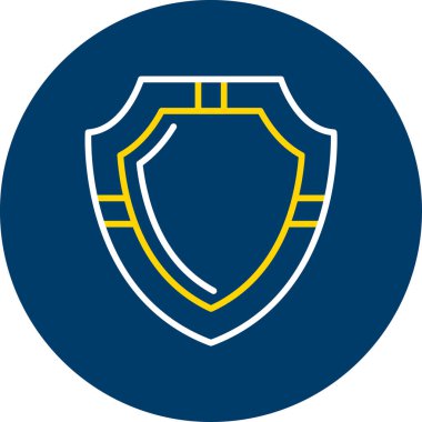 kalkan ikon vektör illüstrasyonu