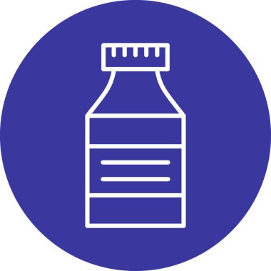 vektör şişe simgesi, vektör illüstrasyonu