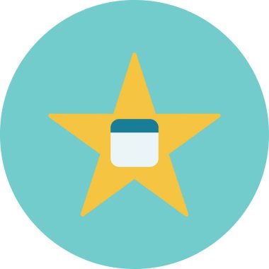 Rozet. Web simgesi basit illüstrasyon