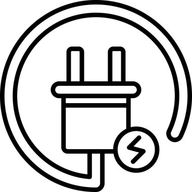 Pil. Web simgesi basit illüstrasyon