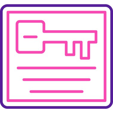 Belge simgesinin vektör illüstrasyonu