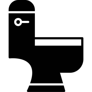 tuvalet ikonu vektör illüstrasyonu