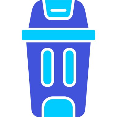 Çöp kutusu vektör simgesi