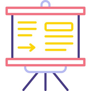 Reklam panosu. Basit resimleme