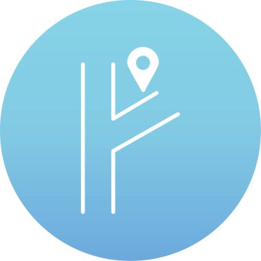 Harita işaretleyici. Web simgesi