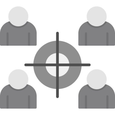 grup insan simgesi, düz biçim tasarımı