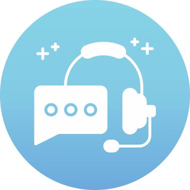 Sohbet simgesi vektör illüstrasyonu