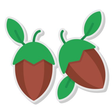 Kırmızı ve yeşil biberin vektör çizimi