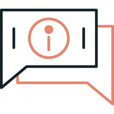 Sohbet mesajı. Basit tasarım