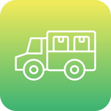 Benzersiz Otomobil Vektörü Kabartma Simgesi