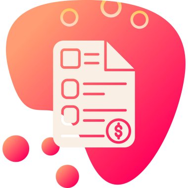 Para için. Web simgesi basit illüstrasyon