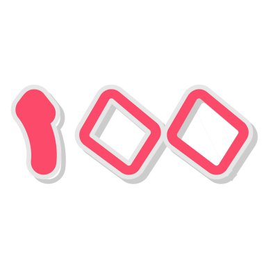 iki - metin için iki renkli düğme