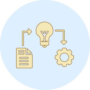 yaratıcı fikirler renk simgesi