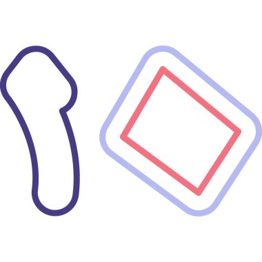 Et. Web simgesi basit illüstrasyon